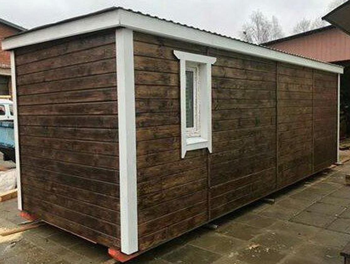 Бытовка деревянная 7*2,3 м